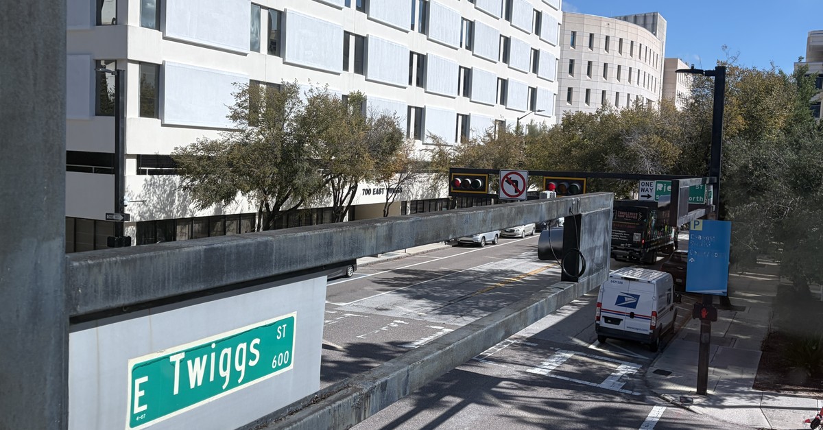 Courthouse on E. Twiggs Street in downtown Tampa seen from The Frey Law Firm